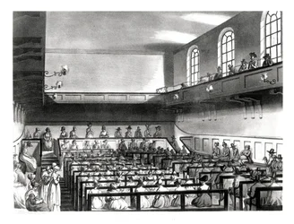 Quakers Meeting, from Ackermann